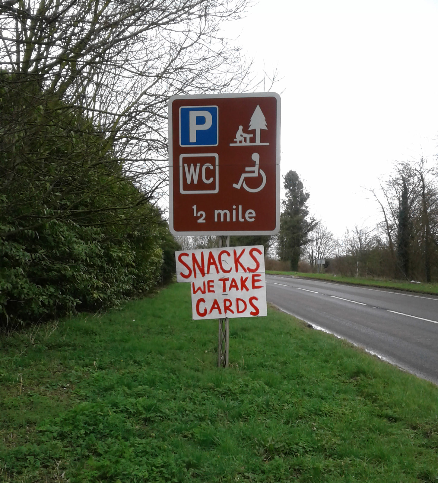 New signage from Dad's favourite cafe - comments please