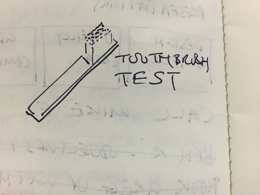 Toothbrush test
