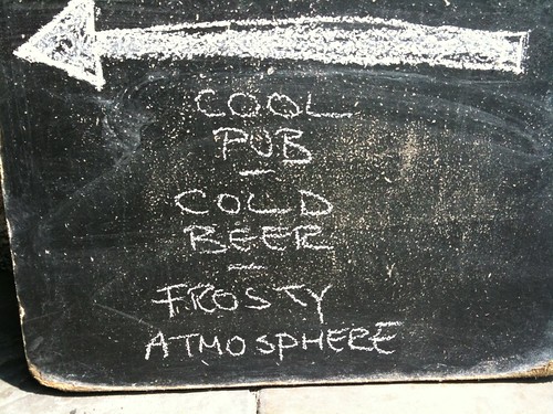 Cool Pub, Cold Beer, Frosty Atmosphere