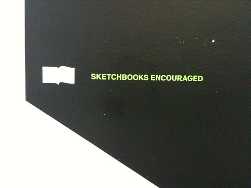 SKETCHBOOKS ENCOURAGED