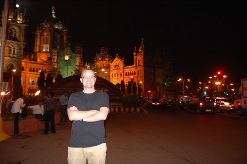 Me outside Victoria Terminus