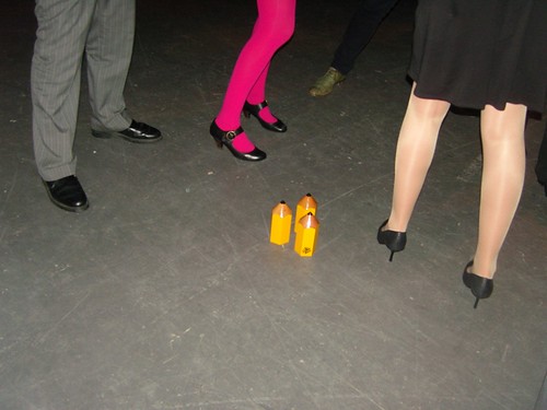 Dancing round the pencils