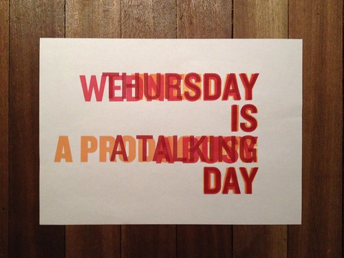 Day 48 - Thursday is a talking day