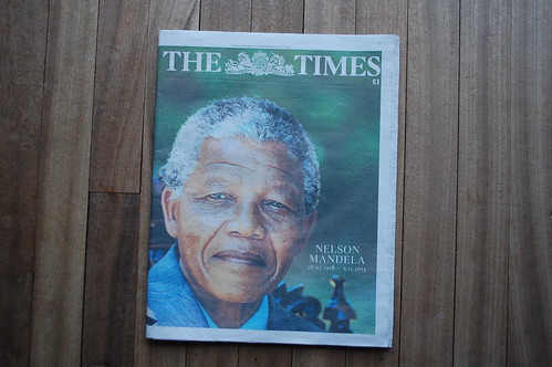 The Times - Nelson Mandela death