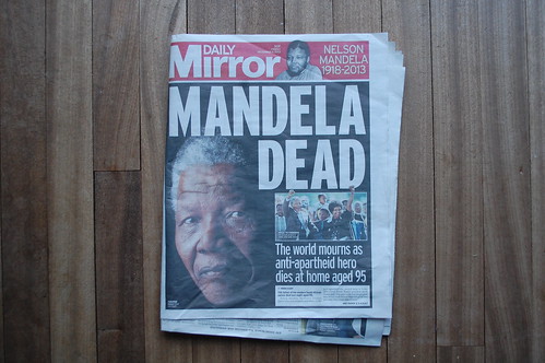 The Mirror - Nelson Mandela death