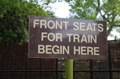 Front Seats For Train Begin Here