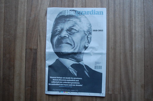 The Guardian - Nelson Mandela death