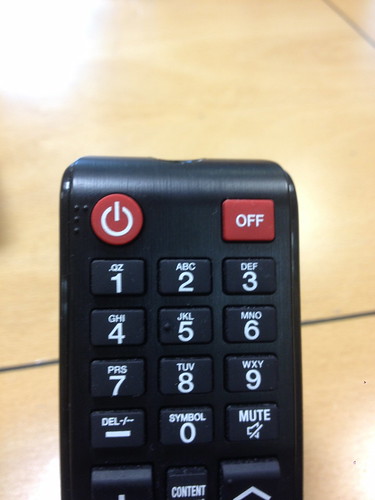 "People really struggle to turn off the telly. We should have another OFF button."