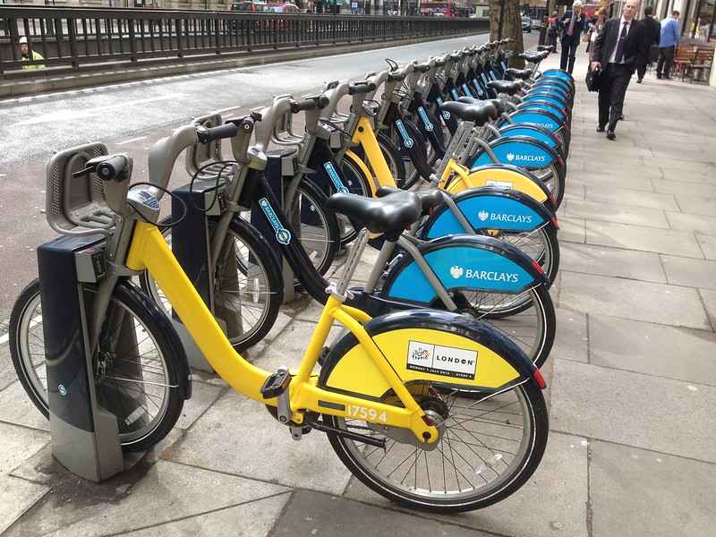 TdF Boris Bikes. Love these.