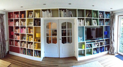 The finished shelves