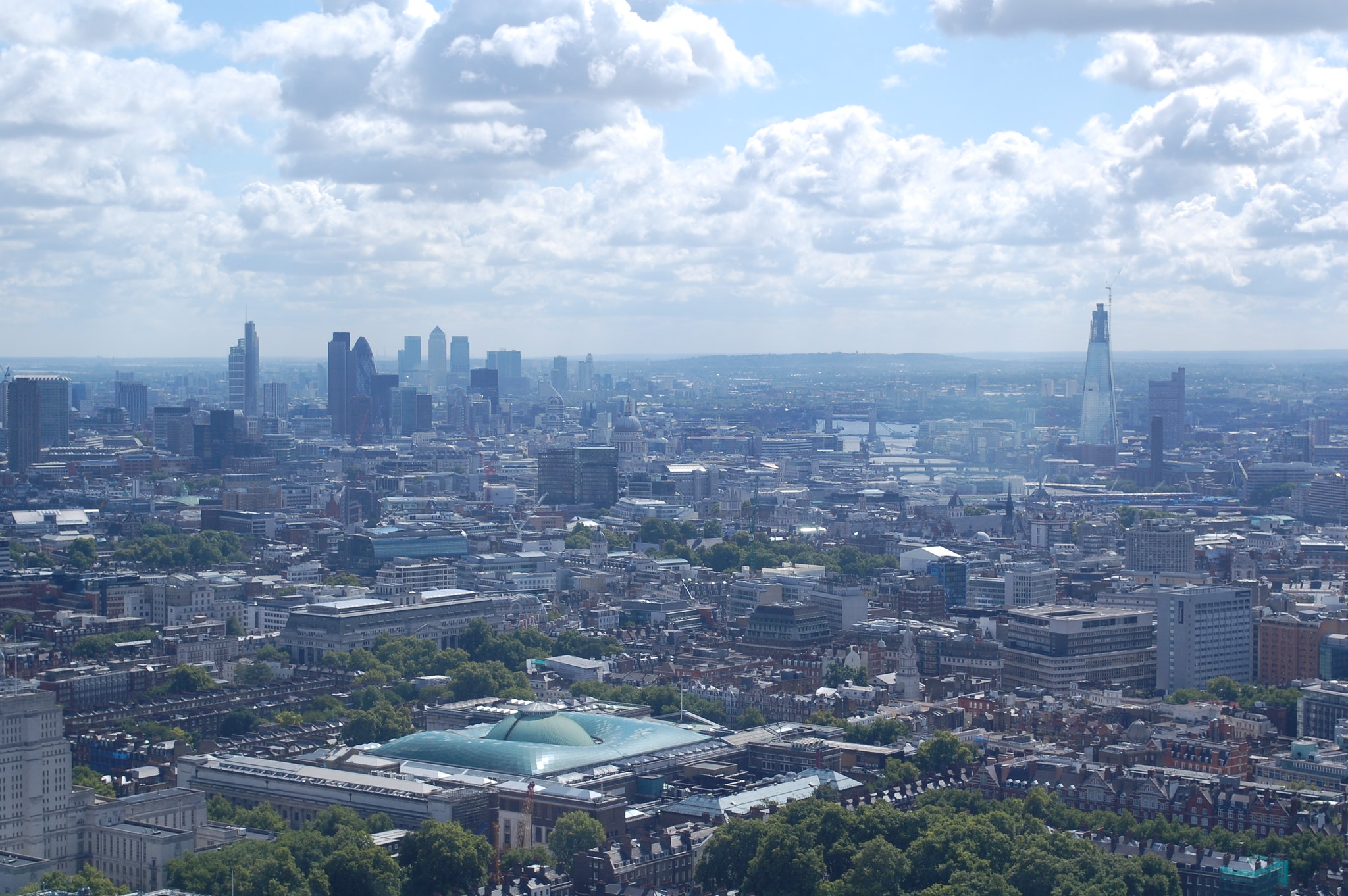City, Shard, British Museum