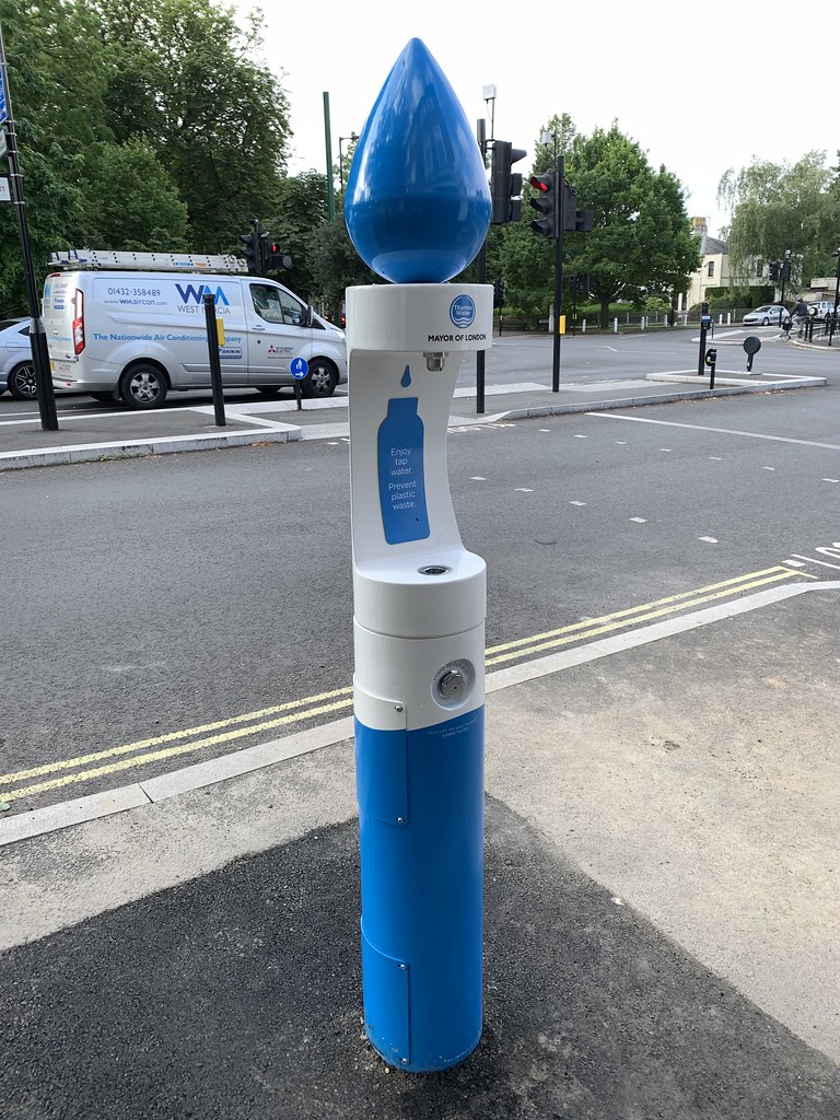 New water fountains in Dulwich