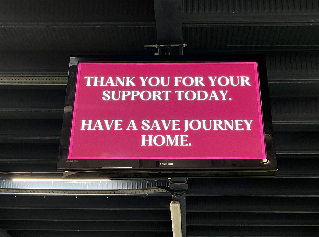 Have a save journey home.