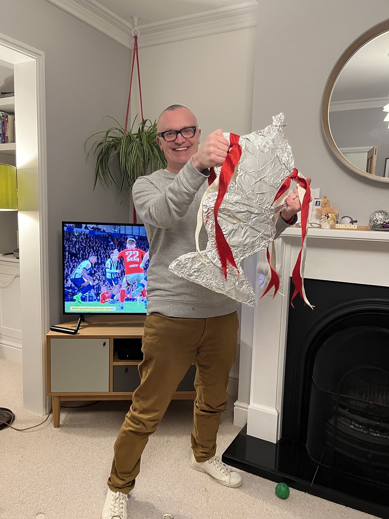 Made a tin foil FA Cup