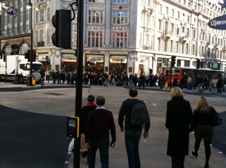 Desire path crossing