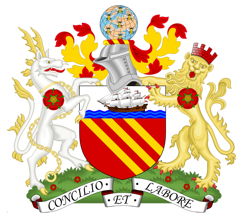 Arms of the city of manchester